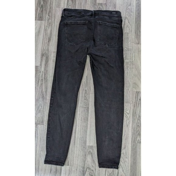 Liverpool Womens Size 8 / 29 Cropped Skinny Black Denim Jeans - Picture 2 of 11